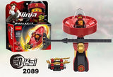 LEGO Spinning ninjago of ninja 2018 movie Gyros Zane Cole Action Figures Building Toys for lego for minifigure