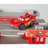 Cars Disney Pixar Cars 3 Track Parking Lot Lightning McQueen Mater Plastic Diecasts Toy Vehicles Model Car