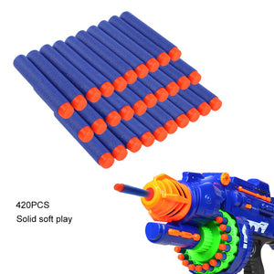 50/100/200 Pcs Lightweight EVA Bullet Darts Soft Gun Air Gun Bullets Darts For NERF N-Strike Series Blasters Kid For Toy Gun