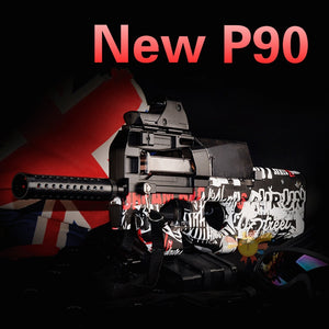 P90 Graffiti Edition Electric Toy GUN Water Bullet Bursts Gun Live CS Assault Snipe Weapon Outdoor Pistol Toys