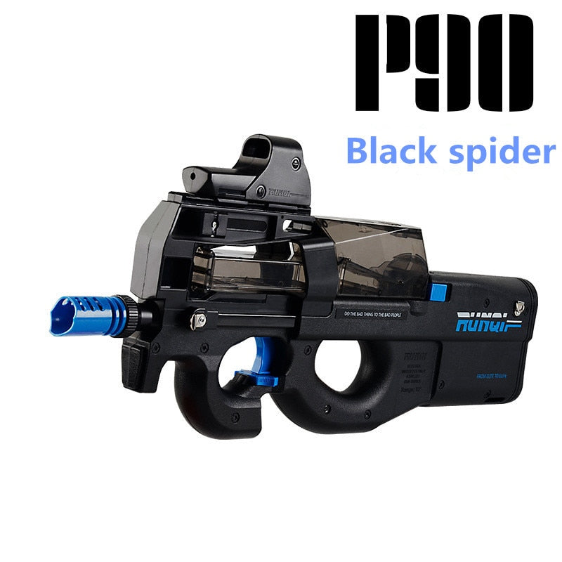 P90 Graffiti Edition Electric Toy GUN Water Bullet Bursts Gun Live CS Assault Snipe Weapon Outdoor Pistol Toys