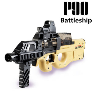 P90 Graffiti Edition Electric Toy GUN Water Bullet Bursts Gun Live CS Assault Snipe Weapon Outdoor Pistol Toys