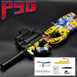 P90 Graffiti Edition Electric Toy GUN Water Bullet Bursts Gun Live CS Assault Snipe Weapon Outdoor Pistol Toys