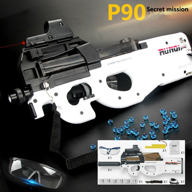 P90 Graffiti Edition Electric Toy GUN Water Bullet Bursts Gun Live CS Assault Snipe Weapon Outdoor Pistol Toys