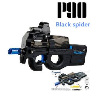 P90 Graffiti Edition Electric Toy GUN Water Bullet Bursts Gun Live CS Assault Snipe Weapon Outdoor Pistol Toys