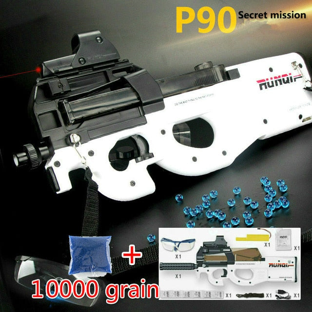 P90 Graffiti Edition Electric Toy GUN Water Bullet Bursts Gun Live CS Assault Snipe Weapon Outdoor Pistol Toys