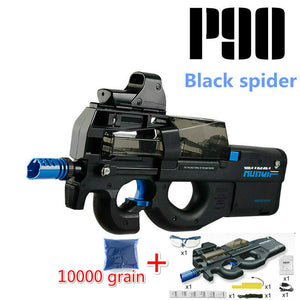 P90 Graffiti Edition Electric Toy GUN Water Bullet Bursts Gun Live CS Assault Snipe Weapon Outdoor Pistol Toys