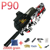 P90 Graffiti Edition Electric Toy GUN Water Bullet Bursts Gun Live CS Assault Snipe Weapon Outdoor Pistol Toys