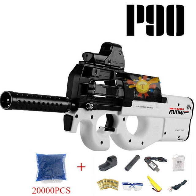 P90 Graffiti Edition Electric Toy GUN Water Bullet Bursts Gun Live CS Assault Snipe Weapon Outdoor Pistol Toys