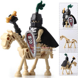 LEGO Medieval Castle Skeleton Knights Gladiatus Skeleton Horses Building Blocks Bricks Kids Toys