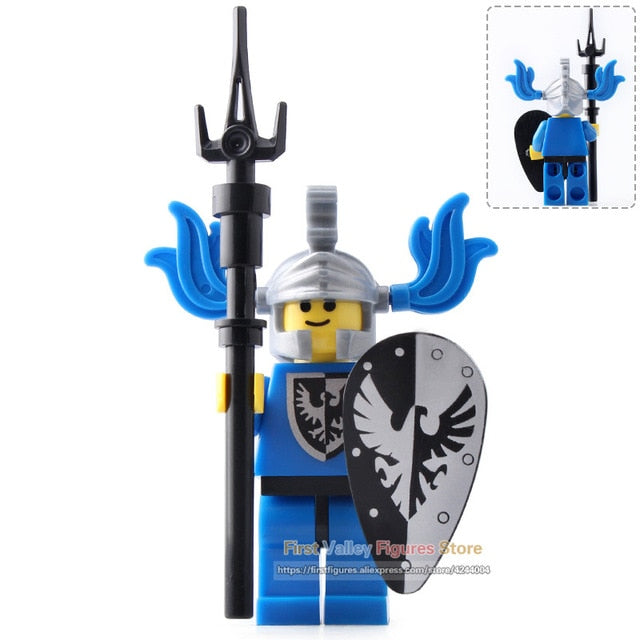 LEGO Medieval Castle Skeleton Knights Gladiatus Skeleton Horses Building Blocks Bricks Kids Toys