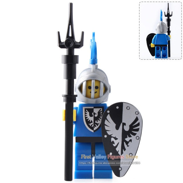 LEGO Medieval Castle Skeleton Knights Gladiatus Skeleton Horses Building Blocks Bricks Kids Toys