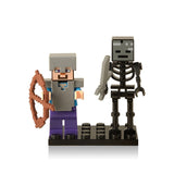 Minecrafted Style Zombie Steve figure DIY Building Blocks Toys Compatible Legoings Model