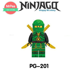 LEGO Ninjago Sets NINJA Heroes Kai Jay Cole Zane Nya Lloyd With Weapons Action Toys for children