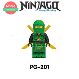 LEGO Ninjago Sets NINJA Heroes Kai Jay Cole Zane Nya Lloyd With Weapons Action Toys for children