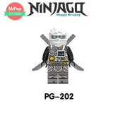 LEGO Ninjago Sets NINJA Heroes Kai Jay Cole Zane Nya Lloyd With Weapons Action Toys for children