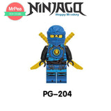 LEGO Ninjago Sets NINJA Heroes Kai Jay Cole Zane Nya Lloyd With Weapons Action Toys for children