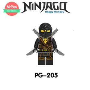 LEGO Ninjago Sets NINJA Heroes Kai Jay Cole Zane Nya Lloyd With Weapons Action Toys for children