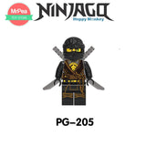 LEGO Ninjago Sets NINJA Heroes Kai Jay Cole Zane Nya Lloyd With Weapons Action Toys for children