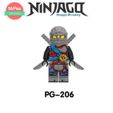 LEGO Ninjago Sets NINJA Heroes Kai Jay Cole Zane Nya Lloyd With Weapons Action Toys for children