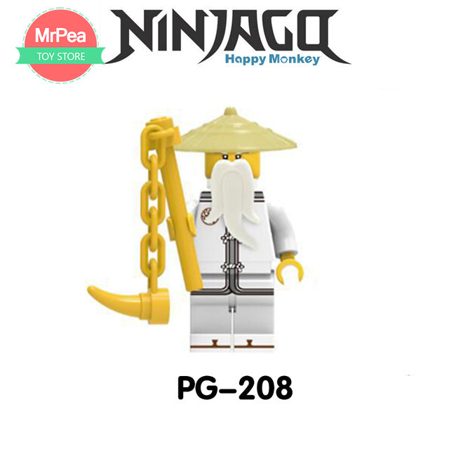 LEGO Ninjago Sets NINJA Heroes Kai Jay Cole Zane Nya Lloyd With Weapons Action Toys for children