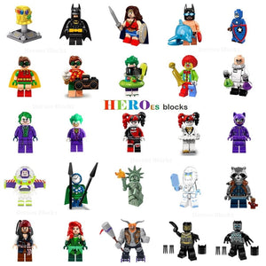 lego Super Heroes Joker batman wonder robin Jack Sparrow Thanos Infinity Gauntlet Figure