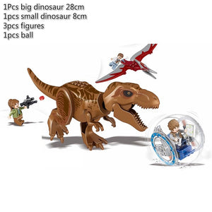 LEGO Jurassic World 2 Dinosaur Building Blocks Legoings Jurassic Dinosaur Figures Bricks Tyrannosaurus Rex Indominus I-Rex Model Toys