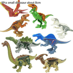 LEGO Jurassic World 2 Dinosaur Building Blocks Legoings Jurassic Dinosaur Figures Bricks Tyrannosaurus Rex Indominus I-Rex Model Toys