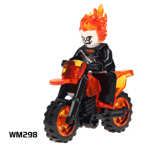 LEGO Ghost Rider With Motorcycle Legoing Marvel Avengers Super Heroes