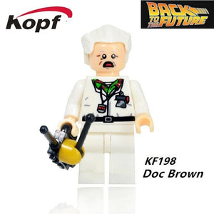 Back to the Future Super Heroes Marty McFly Doc Brown 71201 Dolls Bricks Building Blocks