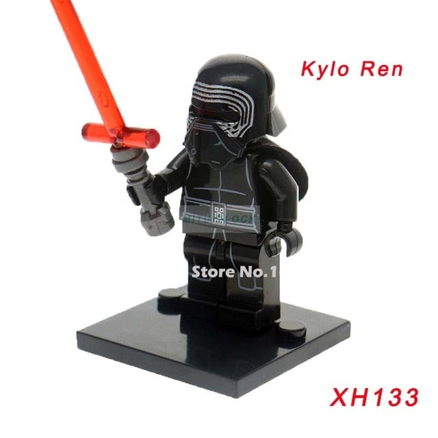 LEGO Star Wars Building Block Han Solo Luke Darth Vader Yoda Leia R2D2 Toys Compatible Legoingl Starwars Figures