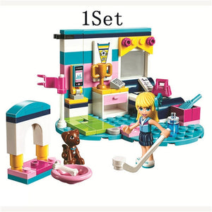 LEGO 8Pcs Fairy Tale Princess Girl Model Building Doll Figures Bricks Blocks Kid Friends Children Toys