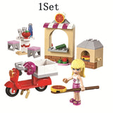 LEGO 8Pcs Fairy Tale Princess Girl Model Building Doll Figures Bricks Blocks Kid Friends Children Toys