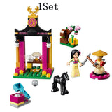 LEGO 8Pcs Fairy Tale Princess Girl Model Building Doll Figures Bricks Blocks Kid Friends Children Toys