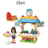 LEGO 8Pcs Fairy Tale Princess Girl Model Building Doll Figures Bricks Blocks Kid Friends Children Toys