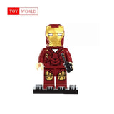 Superheros LEGO Marvel Avengers Rainbow Batman Loki Infinite war Building blocks sets model bricks toys