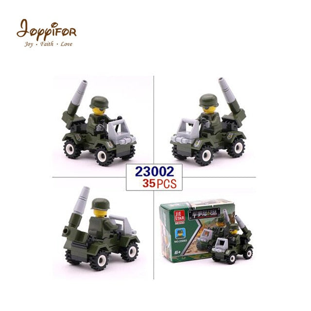 LEGO 12 Kinds Original Mini Transportation Block Car Building Compatible Duplo City Soliders Kids Toys