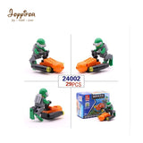 LEGO 12 Kinds Original Mini Transportation Block Car Building Compatible Duplo City Soliders Kids Toys