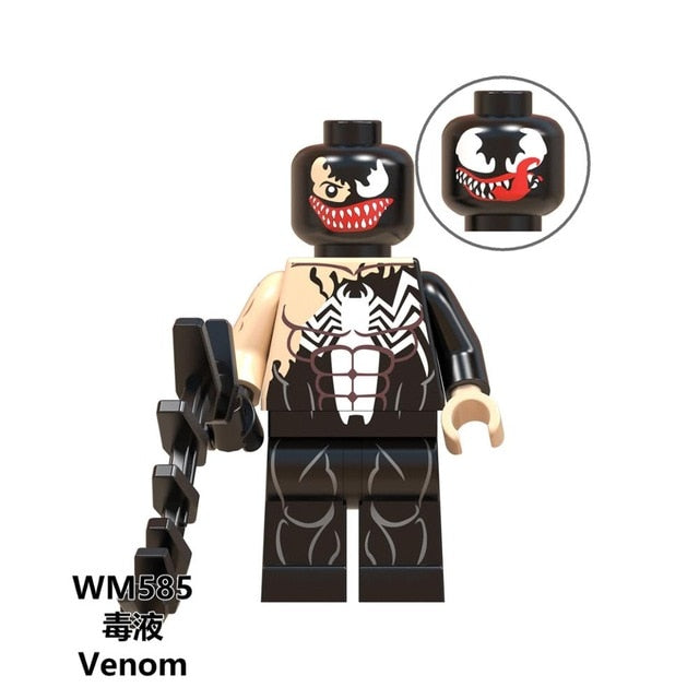 LEGO Spiderman Super Heroes Thor Iron Man Loki Deadpool Venom Spider Gwen man batman Avengers