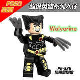 LEGO Marvel Wolverine Jean Grey Summers Action Figures Deadpool X-Men Super Hero Building Blocks Toys for Children