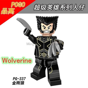 LEGO Marvel Wolverine Jean Grey Summers Action Figures Deadpool X-Men Super Hero Building Blocks Toys for Children