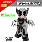 LEGO Marvel Wolverine Jean Grey Summers Action Figures Deadpool X-Men Super Hero Building Blocks Toys for Children