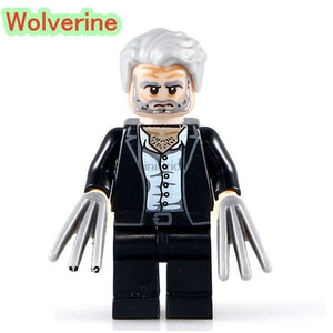 LEGO Marvel Wolverine Jean Grey Summers Action Figures Deadpool X-Men Super Hero Building Blocks Toys for Children