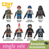 LEGO Fortnited TPS Shooter Game Character Jonesy Builder Female Male Explorer Dark Voyar