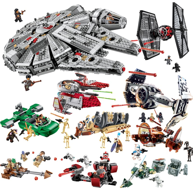 LEGO Star Wars Building Blocks Bricks Toys Space Starwars Action Figures Trooper Fighter