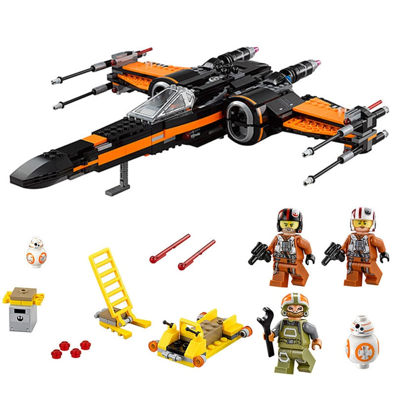 LEGO 05004 First Order Poe's X Wing Fighter 05029 05145 Star Building Blocks Brick Children Toy Wars