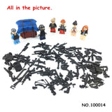 LEGO 6Pcs/Lot PUBG Playerunknown's Battlegrounds Military Army Weapons Building Blocks Set Kids Classic Model Toys