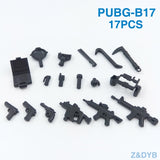 Heavy Machine Guns DIY Military Weapons Bazooka Soldiers Army Model Building Block Brick Arms WW2 Police