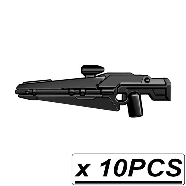 Guns Trek Halo Star Wars Science Fiction Future Weapons Pack for MOC Part Building Blocks Toys for Children