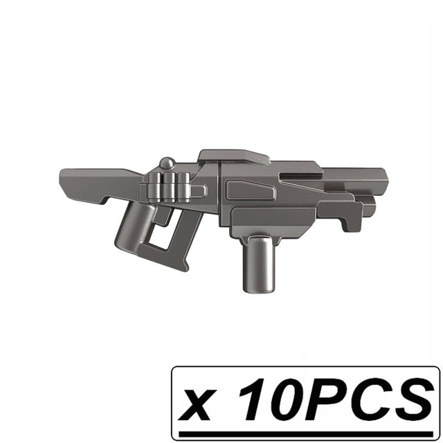 Guns Trek Halo Star Wars Science Fiction Future Weapons Pack for MOC Part Building Blocks Toys for Children